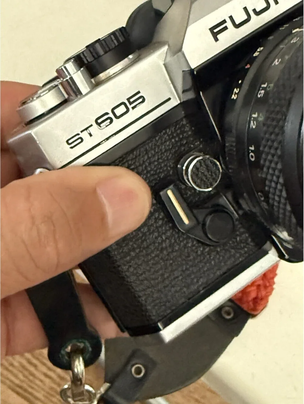 Fujifilm Fuji Fujica ST605 35mm SLR Camera w/ Lens, Working